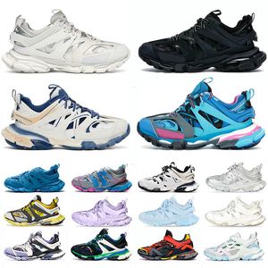 2023 Top Fashion Men Designer Track Runners Zapatos Plataforma Zapatillas Vintage Negro Blanco Láser Azul Rosa Graffiti Hombres Mujeres Tamaño 36-45