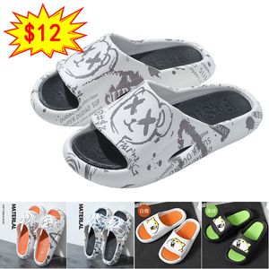 2023 Top Fashion été pantoufles pour hommes femmes plage sandales Jogging extérieur coureur matériel doux et élastique Orange noir blanc gris vert chaussure pantoufle taille 36-45