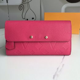 2023 TOP Moda Carteras de lujo Adele Monedero Hombres Mujeres Embrague Altas Calidad Cremallera Monederos Señoras Titular de la tarjeta Caja original Bolsa doble