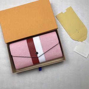 2023 Top Diseñadores de alta calidad Carteras Titular de la tarjeta Francia París Estilo a cuadros Lujos para hombre Diseñadores de billeteras Mujeres Cartera de alta gama Diseñadores de lujo Cartera con caja mm