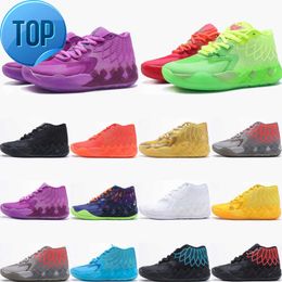 2023 Top haute qualitéTOP Chaussures de plein air Sandales LaMelo Ball MB.01 Chaussures de basket-ball pour hommes Black Blast Galaxy Baskets pour hommes Baskets de sport