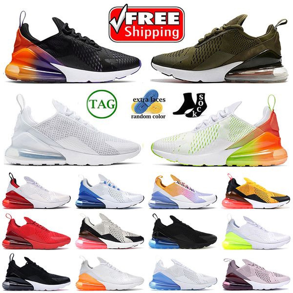 270S classiques hommes femmes chaussures de course og 27c runner baskets tripe noire blanc laser orange light os brun habanero grapes douss