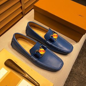 2023 Top Lofer Schoen ontwerper Man Casual Suede Leer Ademende Herenschoenen Luxe Merken Licht Mode Rijden Schoenen Outdoor Flats Zachte Loafe Maat 38-46