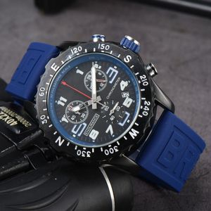 2023 Top Luxury Men's Watch Quartz Endurance Pro Avenger Chronograph 44mm Relojes Múltiples colores Caucho Hombres Relojes Relojes de pulsera de vidrio brei02