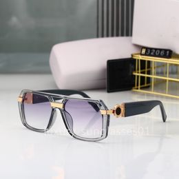 2023 Top luxe lunettes de soleil lentille designer femmes hommes 32061 senior lunettes pour femmes monture de lunettes Vintage métal lunettes de soleil