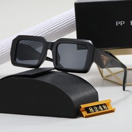 2023 Top Luxe Zonnebril Polaroid Lens Designer Womens Heren Goggle Senior Brillen Voor Vrouwen Brillen Frame Vintage Metalen Zonnebril OS 8248 PPDDA 5 Kleuren