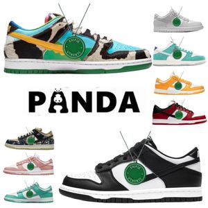 Desinger schoenen Heren Dames Schoenen Panda Wit Zwart UNC Blauw Grijs Fog Photon Syracuse Candy Vintage Green Sail Bordeaux Trail Platform Heren gai