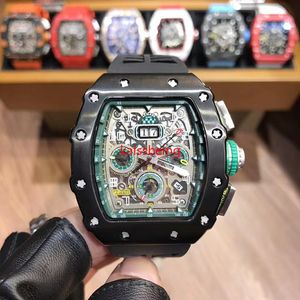 2023 Automatisch mechanisch uurwerk herenhorloge van topkwaliteit, luxe holle 6-pins high-end horloges