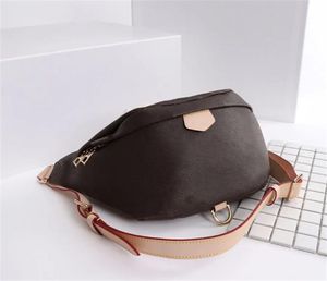 2023 Top Qualité Nouveau style Bumbag Cross Body Designer Sac À Bandoulière Fleur Marron En Cuir De Luxe Taille Sacs Tempérament Fanny Pack Bum Taille poche AAAAA