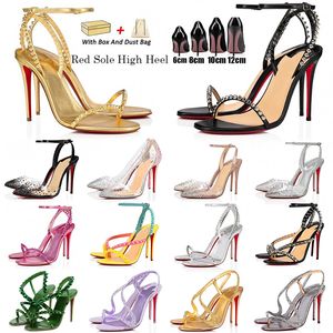 RED Bottoms High Heels Designer Sandals Black Nude Pumps Womens Ladies Stiletto Peep-toes Pointy Slingback 【code ：L】Luxury Heel Sandale shoes