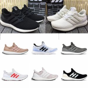 2023 Top Quality Ultraboosts 19 Chaussures de course Ultra 4.0 Treiple Noir Blanc ADN Gris Ash Peach Core Dash Designer Tennis Dhgate Plate-forme Baskets Baskets 36-47