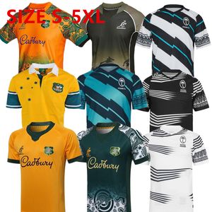 2023 Top WALLABIES INDIGENOUS or Australian Rugby Fidji WALLAROOS Kangourous 22 23 nouveau maillot de l'équipe nationale taille S-5XL