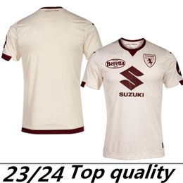 2023 Torino Soccer Jerseys BELOTTI ZAZA IZZO Uniforme RICCI ZIMA T. SANABRIA LUKIC PELLEGRI SINGO SECK BASELLI NKOULOU I.FALQUE 23 24 Maillot de football shirt