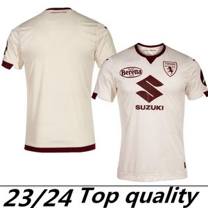 2023 Turijn Voetbalshirts BELOTTI ZAZA IZZO Uniform RICCI ZIMA T. SANABRIA LUKIC PELLEGRI SINGO SECK BASELLI NKOULOU I.FALQUE 23 24 Maillot de voetbalshirt