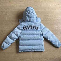 2023 Trapstar Ice Lake Blue Jackets London Leisure Travel Fashion Brand Herbst/Winter Baumwollkleidung 688ss