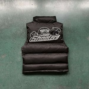 2023 Trapstar Gilet de tir pour hommes Veste de mode réfléchissante noire Gilet à glissière 688ss