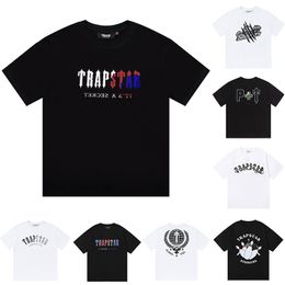 2023 Trapstar Mens Designer Trapstars T Shirts Luxe Fashion Tees Heren Dames Tees Merk Korte Mouw Hip Hop Streetwear Tops Kleding Kleding Maat S-XL