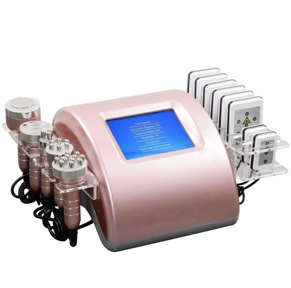 2023 Trending Multi-Purpose Beauty Device 6-in-1 Vacuum, Laser RF 40K Cavi Lipo Slimming and Ultrasonic Liposuccion Cavi Technology