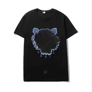 2023 magliette da uomo Designer Mens Tees Madam Summer Top con tigre e lettere Hiphop T-shirt taglia asiatica S-2xl Kenzo 3 6R0M