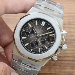 2023 U1 top-klasse AAA Classic Mens Watches Quartz Movement Kijk 42 mm Fashion Business polshorloges Montre de Luxe Gifts For Men Silver Making PolsWatch