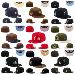 2023 Unisexe chapeaux ajustés en plein air tailles de chapeau ajustement Baseball Football Snapbacks Designer Chapeau plat ACTIVE ACTIVE CAPS COTTON COPS COPS COPS TOUTES