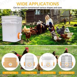 2023 Amélioration du bricolage de poulet bricolage kit d'alimentation de volaille Aichers de poule étanche.