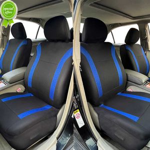 2023 mise à niveau sport universel Polyester housse de siège de voiture ensemble adapté à la plupart des accessoires en tissu uni bicolore élégant protecteur