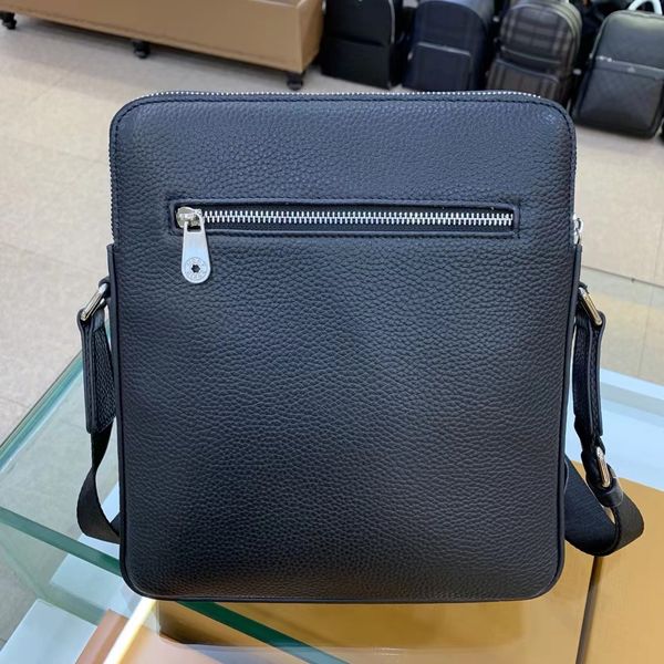 2023 version améliorée sac pour hommes sac à bandoulière sac à bandoulière porte-documents sac en cuir de pneu supérieur sac de créateur de matériel original sac de luxe original en cuir véritable 27CM