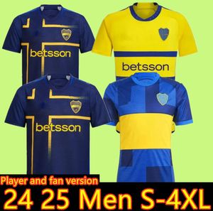 2024 2025 S-4xl Cavani Boca Juniors Soccer Jerseys 23 24 Maradona Benedetto Marcos Rojo Carlitos de Rossi Tevez Salvio Barco Janson Medina Football Shirt