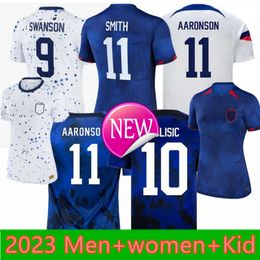 2023 USA Women Men Kids Team Soccer Jersey Rodman Lavelle Horan Cook Fox Morgan Williams Sullivan Sanchez Girma Huerta Dunn Naeher Smith Football Shirt