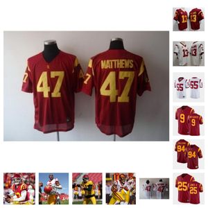 Maillot de football USC Trojans 2023 79 Jonah Monheim 24 Christian Pierce 76 Mason Murphy 22 Darwin Barlow 35 Peevy 75 Amos Talalele 2 Romello Height Greene 59 Banuelos