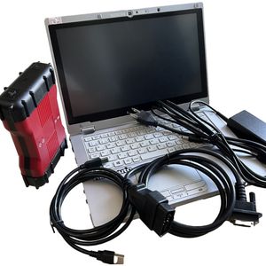 2024 VCM II V129 Versie OBD2 Auto Diagnostische Hulpmiddelen Ondersteuning Voertuigen IDS VCM2 OBD 2 met CF-AX2 I5 8g Laptop