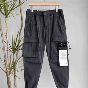 Pantalon Cargo avec ceinture, Badge d'île en pierres, nouvelle version printemps été 2024, Leggings décontractés, tendance Yh 555ss