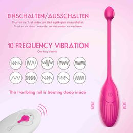 2023 Vibrators G Spot Vibrator voor vrouwen Erotische vibrerende clitoris stimulator afstandsbediening draagbaar 10 modus dildo slipjes seksspeeltjes 0409