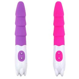 2023 Vibrators Siliconen draad vibrerende staaf vrouwelijk apparaat massage AV volwassen seksuele gezondheidszorg pucts 220516