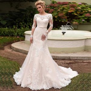 2023 Vintage Berta pleine dentelle sirène robes de mariée robes de mariée col en V mancherons bohème plage jardin sur mesure robe de novia princesse mariage robes de mariée