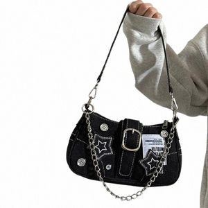 2023 Sac à bandoulière Vintage Star Sac sous bras pour les femmes Sac à la tendance des aisselles Fi Loisure Handbag grande capacité U7cy #