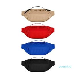 2023-Taille Sac Fanny Pack Mode Hommes Toile Hommes Messenger Sacs Sac À Bandoulière