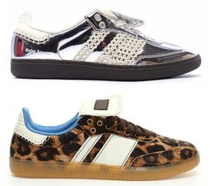 2023 Gales Bonner Silver Leopard Pony Cream Tonal Core White Core Black Sporty Rich Consortium Cup End Ecrtin Brown Designer Skate Shoes Men Women Sports 36-45