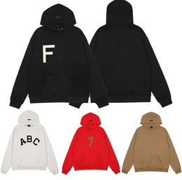 2023 Quente Hoodie Mens Mulheres Designers Streetwear Pulôver Homem Roupas Cinza Preto Branco Vermelho Manga Longa Roupas Carta Decalques Moletom Com Capuz Tamanho S-XL