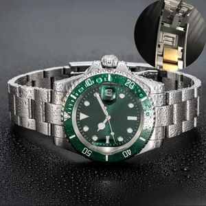 2023 Montre u1 Montres mécaniques automatiques en céramique pour hommes 40 mm entièrement en acier inoxydable Fermoir coulissant Montres-bracelets de natation saphir super lumineux