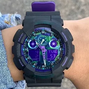 2023 Relojes Masculino de cuarzo de silicona de lujo para hombre Sports Men Diseñador de pulsera con caja