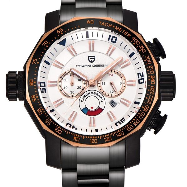 2023 montres hommes marque de luxe PAGANI DESIGN Sport montre plongée montres militaires grand cadran multifonction Quartz montre-bracelet reloj hombre