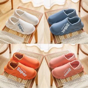 2023 Chaussures d'hiver imperméables Boottes de coton Slippers Men Femmes Taille 36-47 Slaow Slate Gris White Orange Flesh Rose Gai