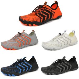 2023 scarpe casual da wading resistenti all'usura da uomo sneakers blu nere grigie bianche arancioni per tutti i terreni