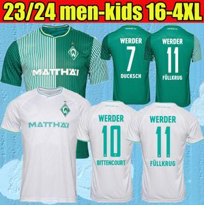 2023 Werder Bremen Special Soccer Jersey Marvin Ducksch Leonardo Bittencourt Black Green 2023 2024 Friedl Pieper Thailand Keita voetbaloverhemden