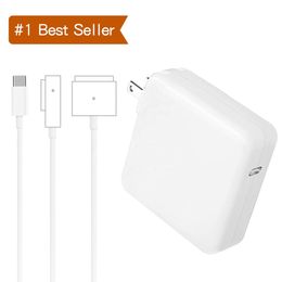 Adaptateur secteur 87W Chargeur portable avec câble de charge de 1,8 m  Type-C, fiche UE, pour MacBook, Xiaomi, Huawei, Lenovo, ASUS et autres  ordinateurs portables (Blanc)