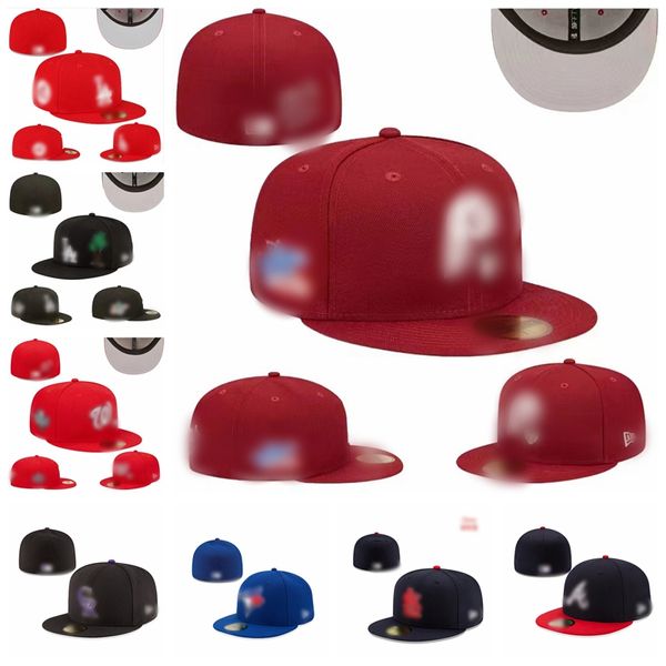 2023 Marque chaude en gros Unisexe Los Angeles Baseball Caps Sox La Gorras Bones Sports de plein air décontractés pour les hommes Femmes Fited Hats Full Fermed