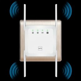 Extension WiFi 2023 - Augmentez le signal WiFi de votre maison jusqu'à 9800 pieds carrés 40 appareils, amplificateur Internet 1200 Mbps avec configuration rapide en un clic