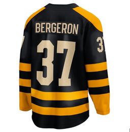 Maillots de hockey sur glace Ed, vente en gros, classique d'hiver 2023, 37 Patrice Bergeron, 88 David Pastrnak, 63 Marchand, 73 Mcavoy